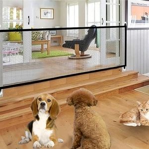 Magic Gate Mesh Dog Gate Size 71x29 New #1B21